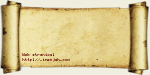 Jana Terzić vizit kartica